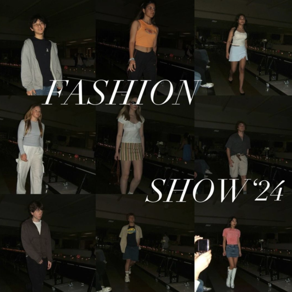 SLHS runway models show off their looks. 